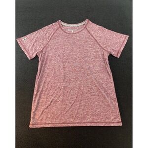 Holloway Ladies Athletic Performance T Shirt Burgundy Heathered Raglan Sleeve M‎